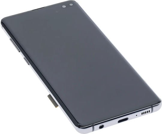 Oled Assembly Frame Samsung Galaxy S10 Plus Aftermarket Plus Prism Ceramic Black
