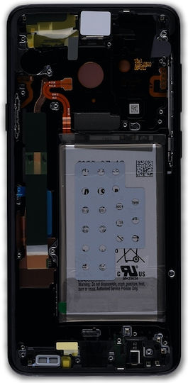 OLED модул с рамка Samsung Galaxy S9 Plus Service Pack полунощно черен
