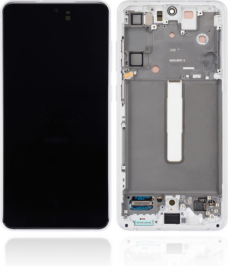 OLED Асембли Рамка Samsung Galaxy S21 Fe 5g US & International Version Service Pack Бял