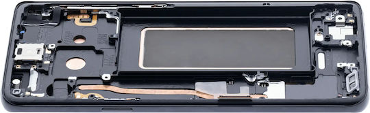 Oled Assembly Rahmen Samsung Galaxy S9 Aftermarket Plus Mitternachts-Schwarz