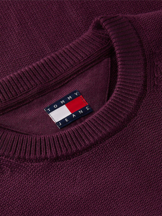 Tommy Hilfiger Tjm Пуловер с Дълъг Ръкав Бордо