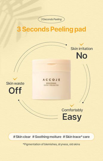 Accoje Peeling Tücher Für Das Gesicht 70 Stück