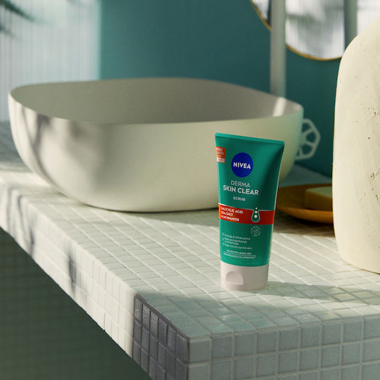 Nivea Derma Skin Clear Cream for Face Scrub 150ml