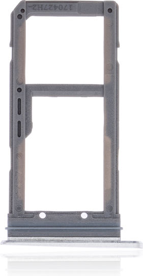 Dual Sim Card Tray Samsung Galaxy S7 Edge Silver
