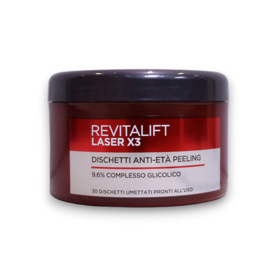 L'Oreal Paris Peeling Pads Προσώπου 30τμχ