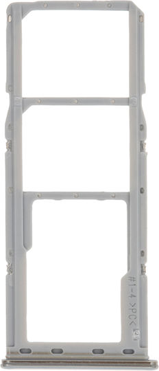 Dual Sim Card Tray Samsung Galaxy A70 A705 2019 Silver