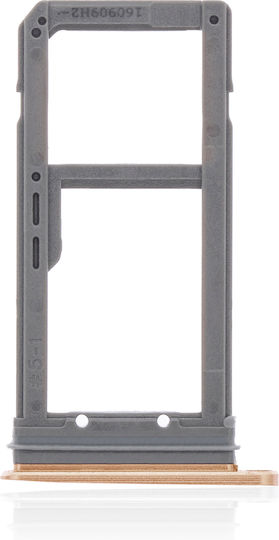 Single Sim Card Tray Samsung Galaxy S7 Edge Gold