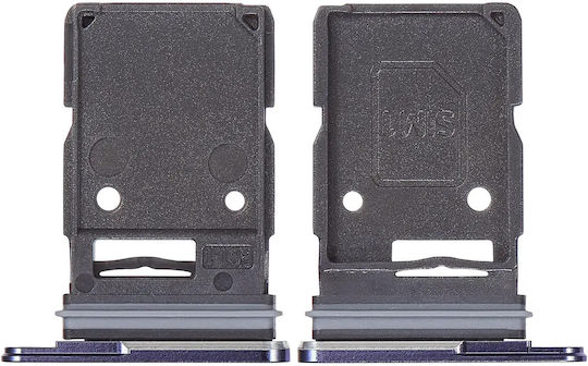 Einzelne SIM/SD-Kartenhalter Samsung Galaxy S26 Ultra S948 Kobaltblau Lila