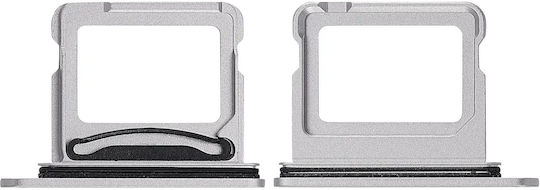 Dual Sim Card Tray Compatible Iphone 17 White