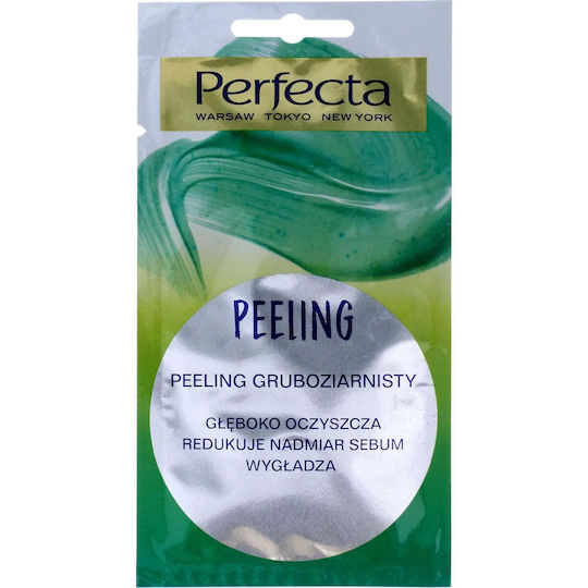 Perfecta Peeling cu granulație grosieră Curăță în profunzime Reduce excesul de sebum Netezește 8ml