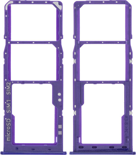 Dual Sim Card Tray Samsung Galaxy A30s A307 2019 Violet