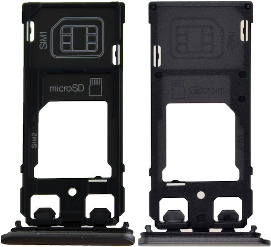 Sim Card Tray Sony Xperia X F5122 F5121 Black
