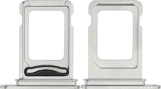 Dual Sim Card Tray Iphone 14 Pro 14 Pro Max Silver