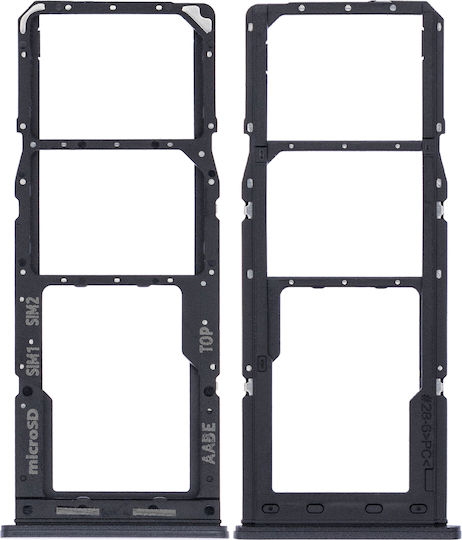 Dual Sim Card Tray Samsung Galaxy A12 A125 2020 Black
