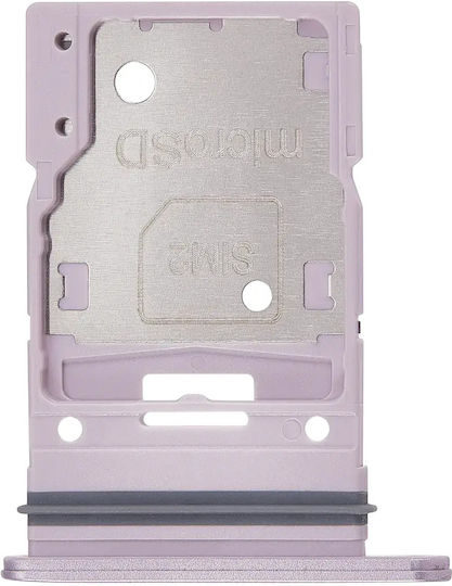 Dual SIM Kartenhalter Samsung Galaxy A35 A356 2024 Premium Flieder
