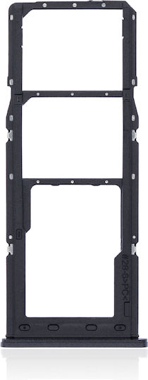 Dual Sim Card Tray Samsung Galaxy A12 A125 2020 Black