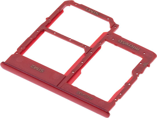 Dual Sim Card Tray Samsung Galaxy A40 A405 2019 Red