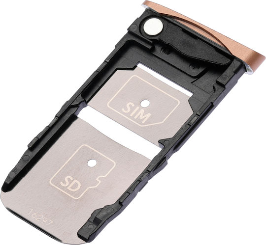 Тава За SIM Карта Motorola Moto Z Force Droid Xt1650-02 2016 Розово Злато