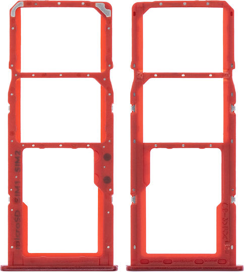 Dual Sim Card Tray Samsung Galaxy A51 4g A515 2019 Red