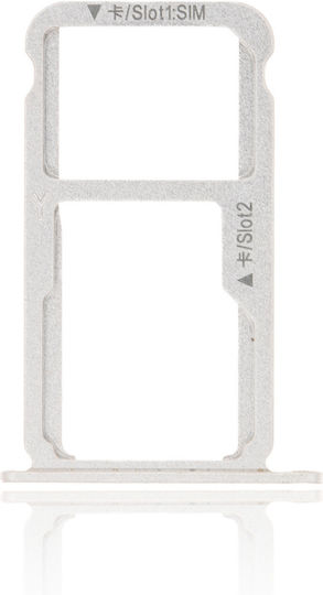 Sim Card Tray Huawei Honor 8 Moonlight Silver