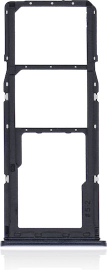 Dual SIM Kartenhalter Samsung Galaxy A21s A217 2020 Schwarz