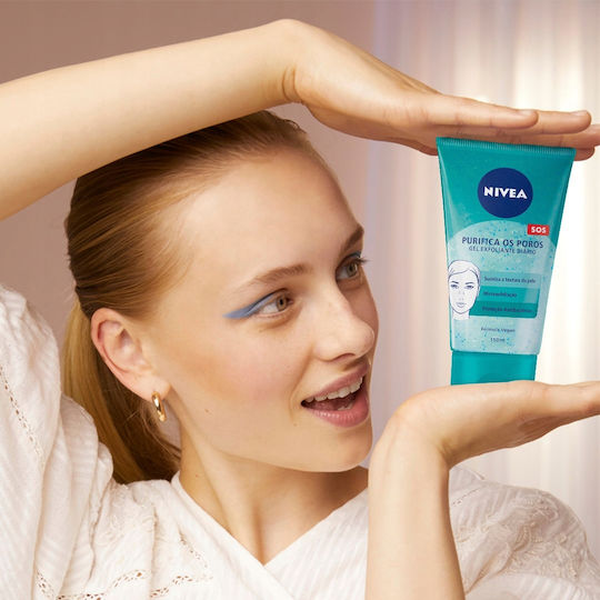 Nivea Clean Deeper Cremă Pentru Scrub Față 150ml