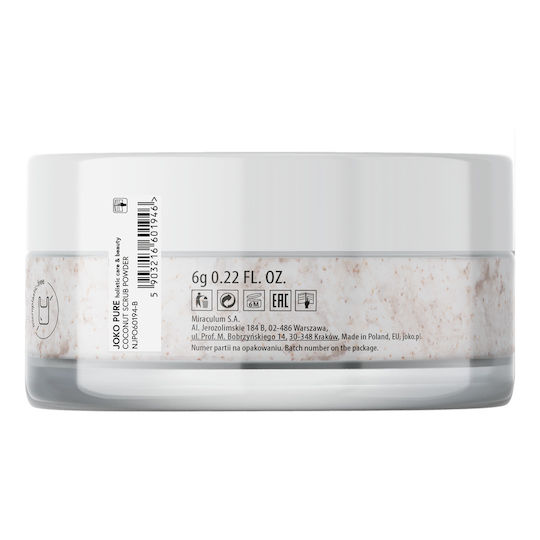 JOKO Pure Coconut Pulver Glättung & Reinigung Für Gesichtspeelings 6gr
