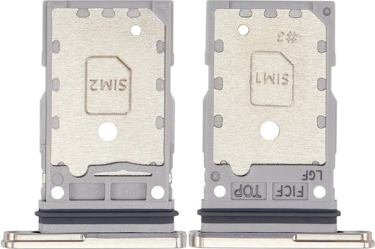Dual Sim Card Tray Samsung Galaxy Z Fold 4 F936 Beige