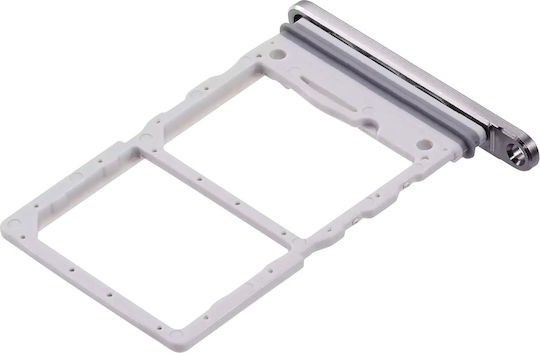 Dual Sim Card Tray Samsung Galaxy Z Flip 6 F741 Premium Silver Shadow
