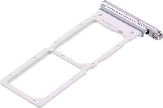 Dual SIM Kartenhalter Samsung Galaxy Z Fold 6 F956 Premium Silber Shadow