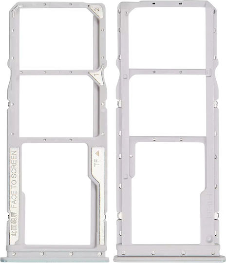 Sim Card Tray Forxiaomi Redmi 12c Mint Green