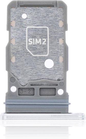 Tavă Dual Sim Pentru Telefon Samsung Galaxy S21 5g Alb Fantomă