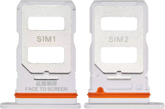 Sim Card Tray Xiaomi Redmi Note 12 Pro 5g Polar White