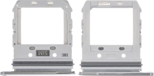 Single Sim Card Tray Samsung Galaxy S10 5g Crown Silver