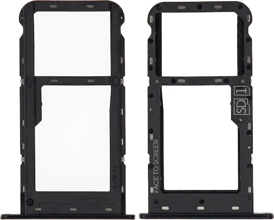 Single SIM-Kartenhalter Motorola Moto G7 Play Xt1952 2019 Schwarze US-Version