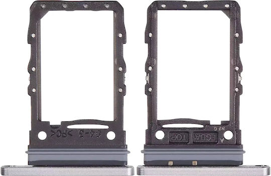Single Sim Card Tray Samsung Galaxy Z Flip 6 F741 Premium Silver Shadow