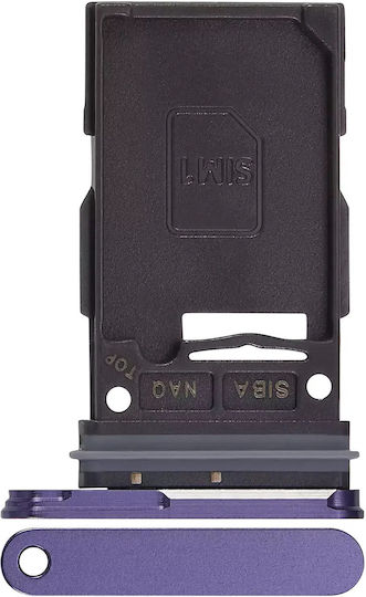 Single Sim Card Tray Samsung Galaxy S24 5g S24 Plus 5g Cobalt Violet