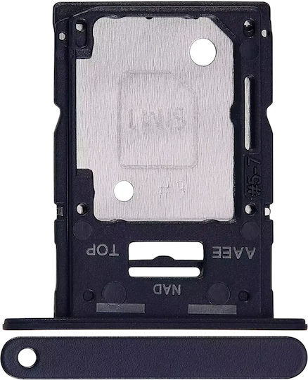 Dual SIM Kartenhalter Samsung Galaxy A15 A155 2023 Mutiges Schwarz