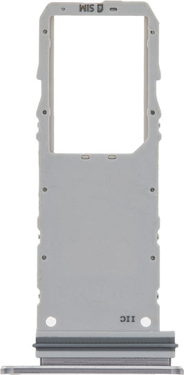 Single Sim Card Tray Samsung Galaxy Note 10 Aura Glow Silver