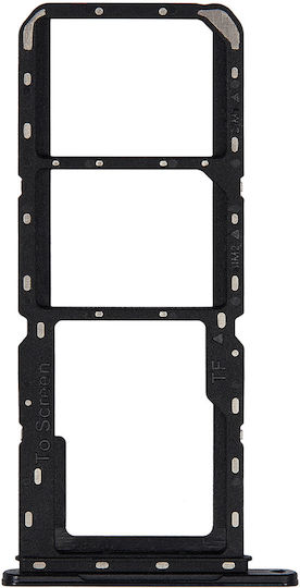Dual SIM-Kartenhalter Samsung Galaxy A14 5G A146p R 2023 Schwarz