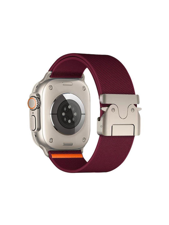 Apple Watch 42 44 45 46 49mm xDfind Tragbare Bänder Elastisches Nylon Lila Apple Watch 42 44 45 46 49mm xDfind Tragbare Bänder Elastisches Nylon Lila