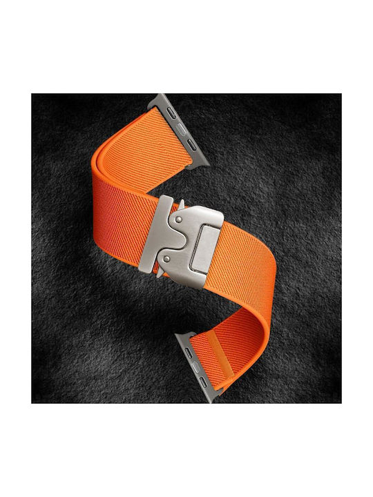 Apple Watch 38 40 41 S10 42mm Xdfind Elastisches Nylon Tragbare Bänder Orange