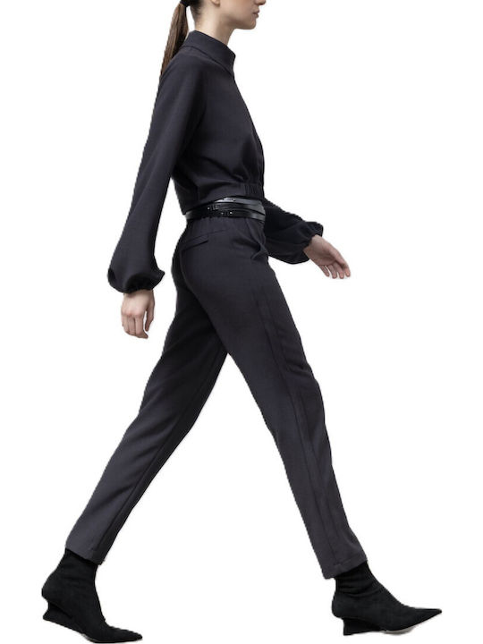 Blouse Women's Blouse Anthracite