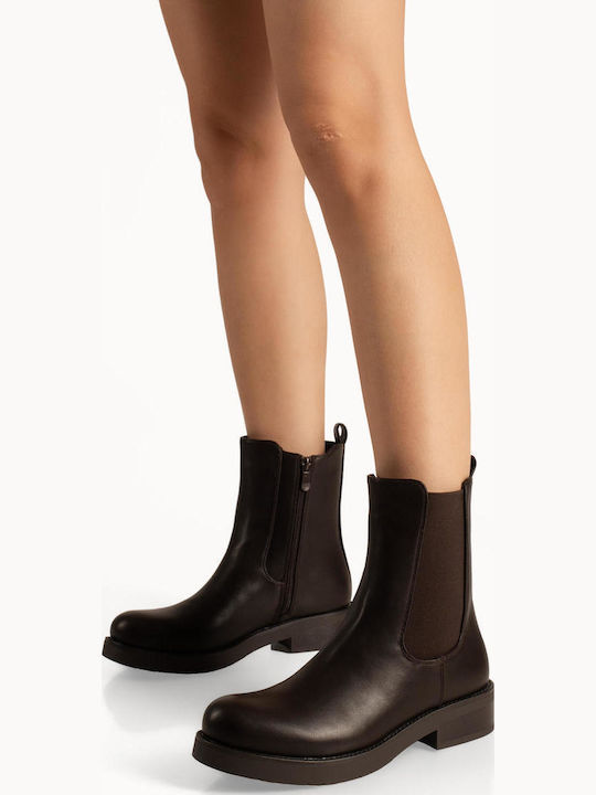 Damen Chelsea-Stiefel Braun