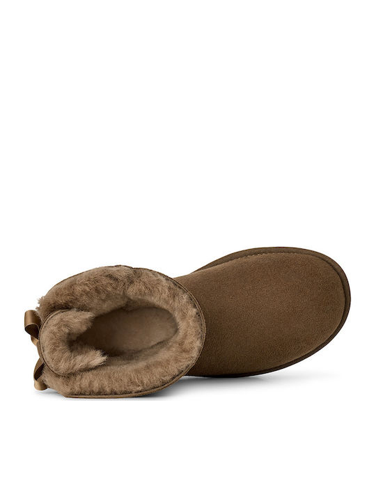 Mini Bailey Bow II Damen Stiefeletten Gold