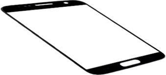Front Glass Only Samsung Galaxy S7 Black Onyx