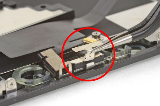 Small Bracket On Front Camera Plate Iphone Xr