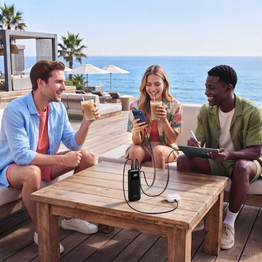 Belkin UltraCharge Power Bank 11000mAh 60W mit 2 USB-C Ausgangsanschlüsse Schwarz