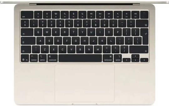 Apple MacBook Air 13.6 Zoll IPS Retina Display (M5-10-Kern/16GB/512GB SSD/8-Kern GPU) Starlight (Englisch (US) Tastatursprache)
