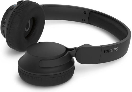 Philips TAH4500 Ασύρματα Bluetooth On Ear Ακουστικά με 70 ώρες Λειτουργίας και Quick Charge Μαύρα